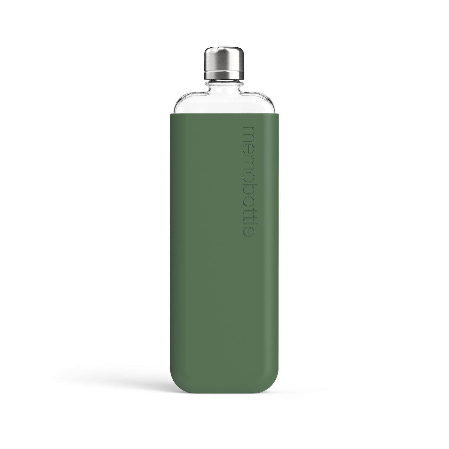 Slim Moss Green Silicon Sleeve memobottle