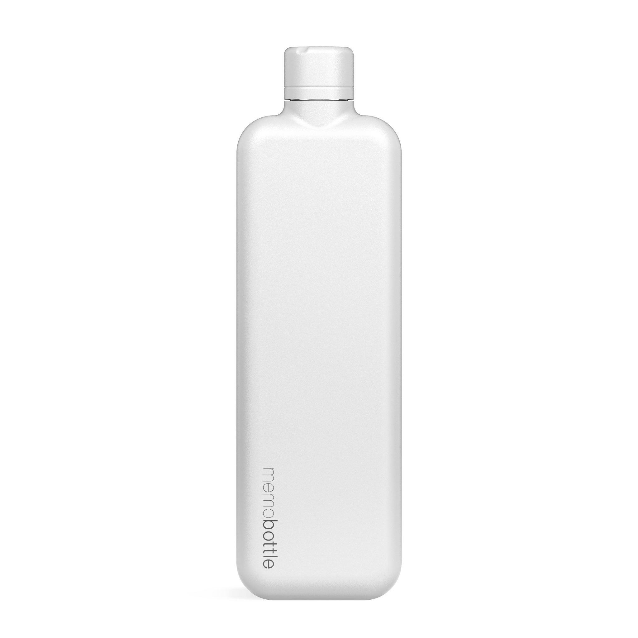 Slim Stainless Steel Memobottle White Memobottle slim-stainless-steel-memobottle-white-memobottle